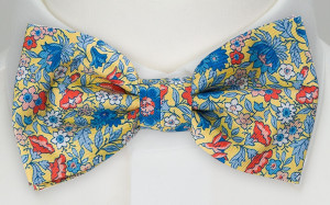 PRIMAVERATO Yellow pre-tied bow tie