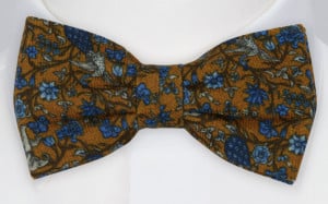 ABBONDANZA MUSTARD pre-tied bow tie