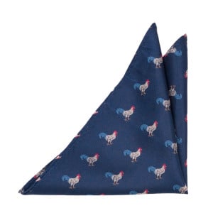 ADOODLEDOO BLUE pocket square