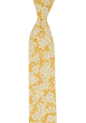 AFFECTIONATE YELLOW boy's tie medium