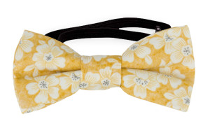 AFFECTIONATE YELLOW baby bow tie