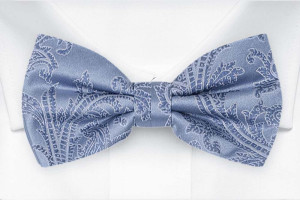 AISLEWALKER DUSTY BLUE pre-tied bow tie