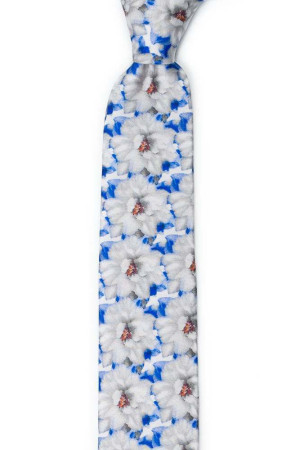 AIUOLA BLUE skinny tie