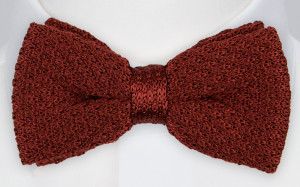 ALLURING COPPER pre-tied bow tie