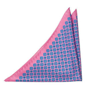 ARAZZO PINK pocket square