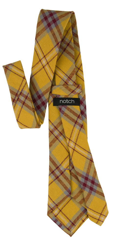 Burgundy Yellow Necktie Lunarable Necktie - Overlapping Round Forms ...