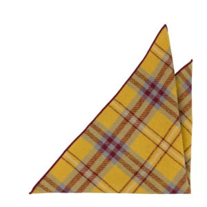 ATTACHED YELLOW pocket square