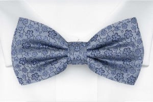AUGURI DUSTY BLUE boy's bow tie