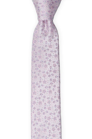 AUGURI Pale purple boy's tie medium