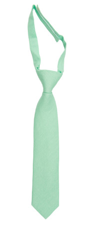 BASKETVEIL Mint boy's tie small pre-tied