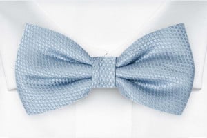 BIRDSEYE DUSTY BLUE boy's bow tie