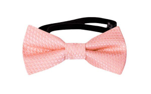 BIRDSEYE PALE PINK baby bow tie