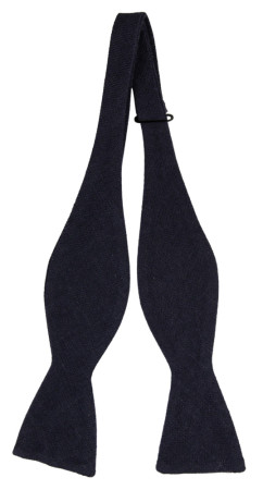BITTERSWEET NAVY self-tie bow tie