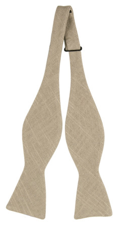 BITTERSWEET SAND self-tie bow tie