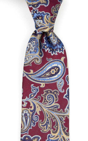 BOFFOLA DARK RED classic tie