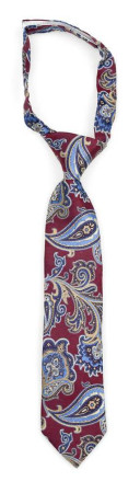 BOFFOLA Dark red boy's tie small pre-tied
