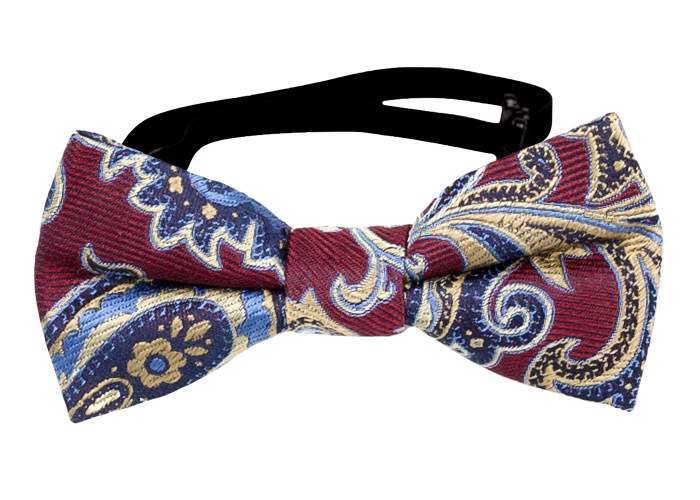 BOFFOLA DARK RED baby bow tie