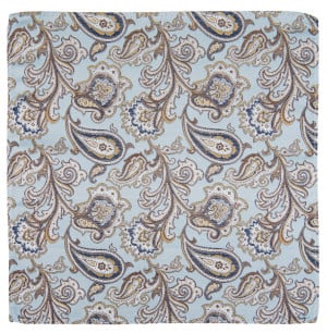 BOFFOLA ICE BLUE pocket square