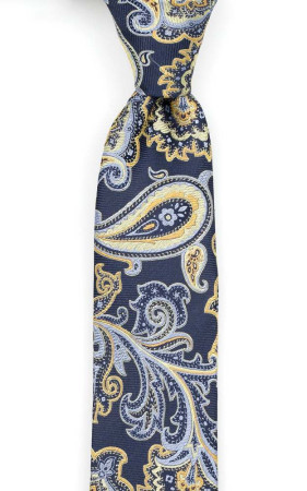 BOFFOLA Navy boy's tie medium