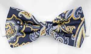 BOFFOLA NAVY boy's bow tie