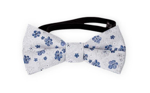 BOUQUET BLUE baby bow tie