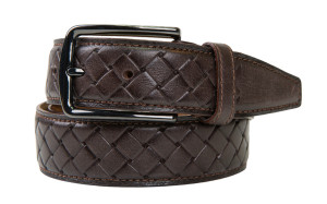 BRAIDED BROWN belt