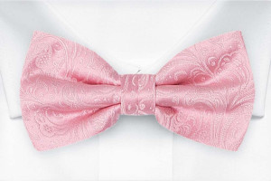 BRIDALLY PINK boy's bow tie