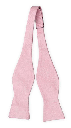BRIDALLY PINK self-tie bow tie