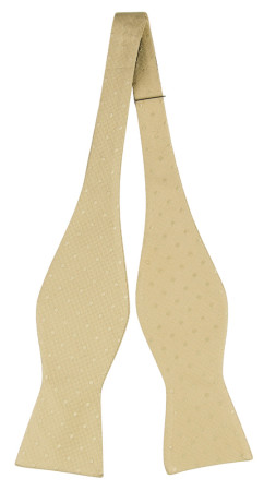 BRUDGUM CHAMPAGNE self-tie bow tie