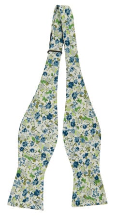 CALLITADY GREEN self-tie bow tie