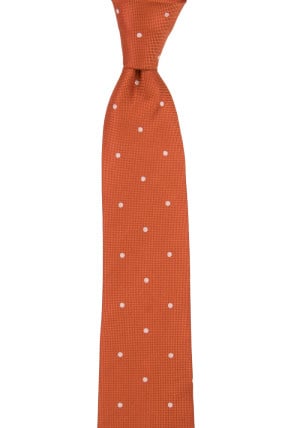 CHIPPER ORANGE skinny tie