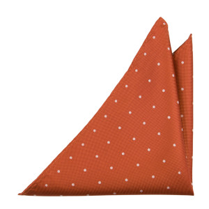 CHIPPER ORANGE pocket square