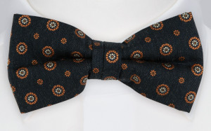 CIRCOLARE ORANGE pre-tied bow tie