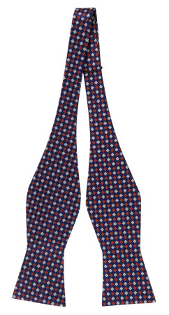 COUNTLESS NAVY self-tie bow tie