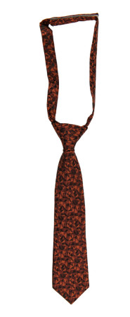 COUPLING CINNAMON BROWN boy's tie small pre-tied