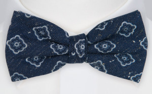 CRACKERJACK BLUE pre-tied bow tie