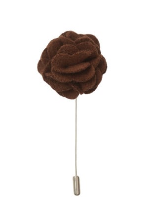 CRAFTY BROWN lapel pin