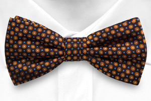 DANSGOLV ORANGE boy's bow tie