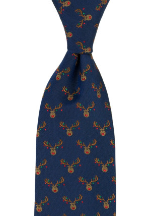 DEEROHDEER BLUE classic tie