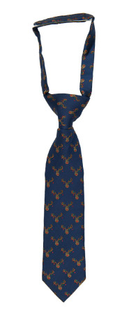 DEEROHDEER BLUE boy's tie small pre-tied
