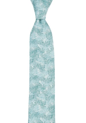 DONOTLEAFME TURQUOISE boy's tie medium