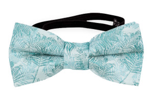 DONOTLEAFME TURQUOISE baby bow tie