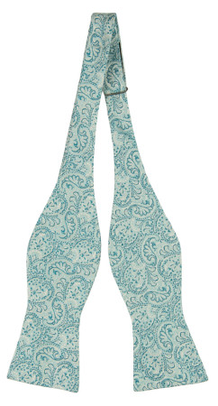 ENSAMBLE TURQUOISE self-tie bow tie