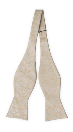 EVERAFTER CHAMPAGNE GOLD self-tie bow tie