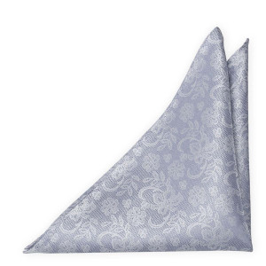 EVERAFTER DUSTY BLUE pocket square