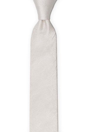 EVERAFTER Ivory boy's tie medium