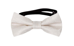 EVERAFTER IVORY baby bow tie
