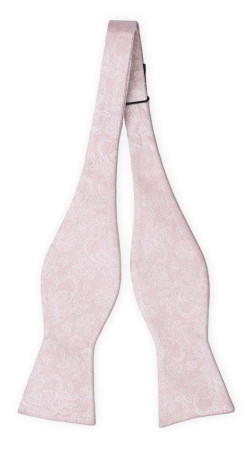 EVERAFTER POWDER PINK self-tie bow tie