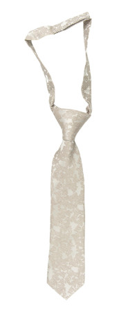 Excitement Taupe boy's tie small pre-tied