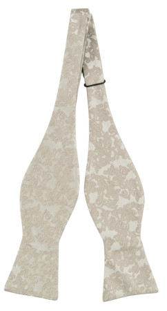 Excitement TAUPE self-tie bow tie